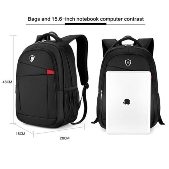 Boshikang Oxford Male Business/Travel Backpack - Picture 5 of 6